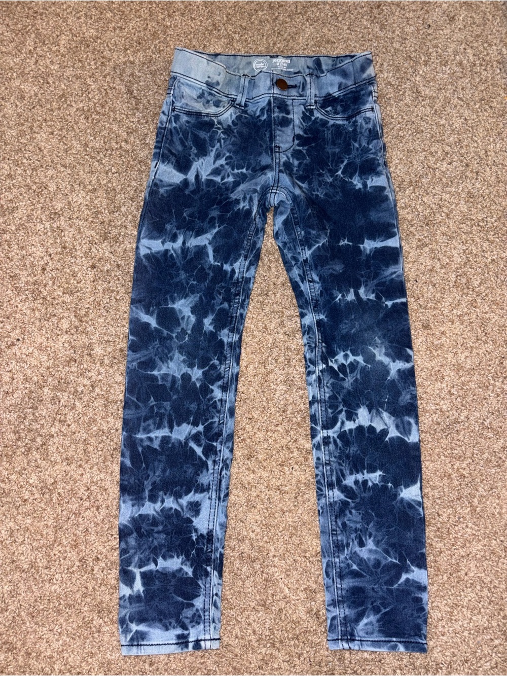 wonder nation Blue Tie-Dye Kids Jeans